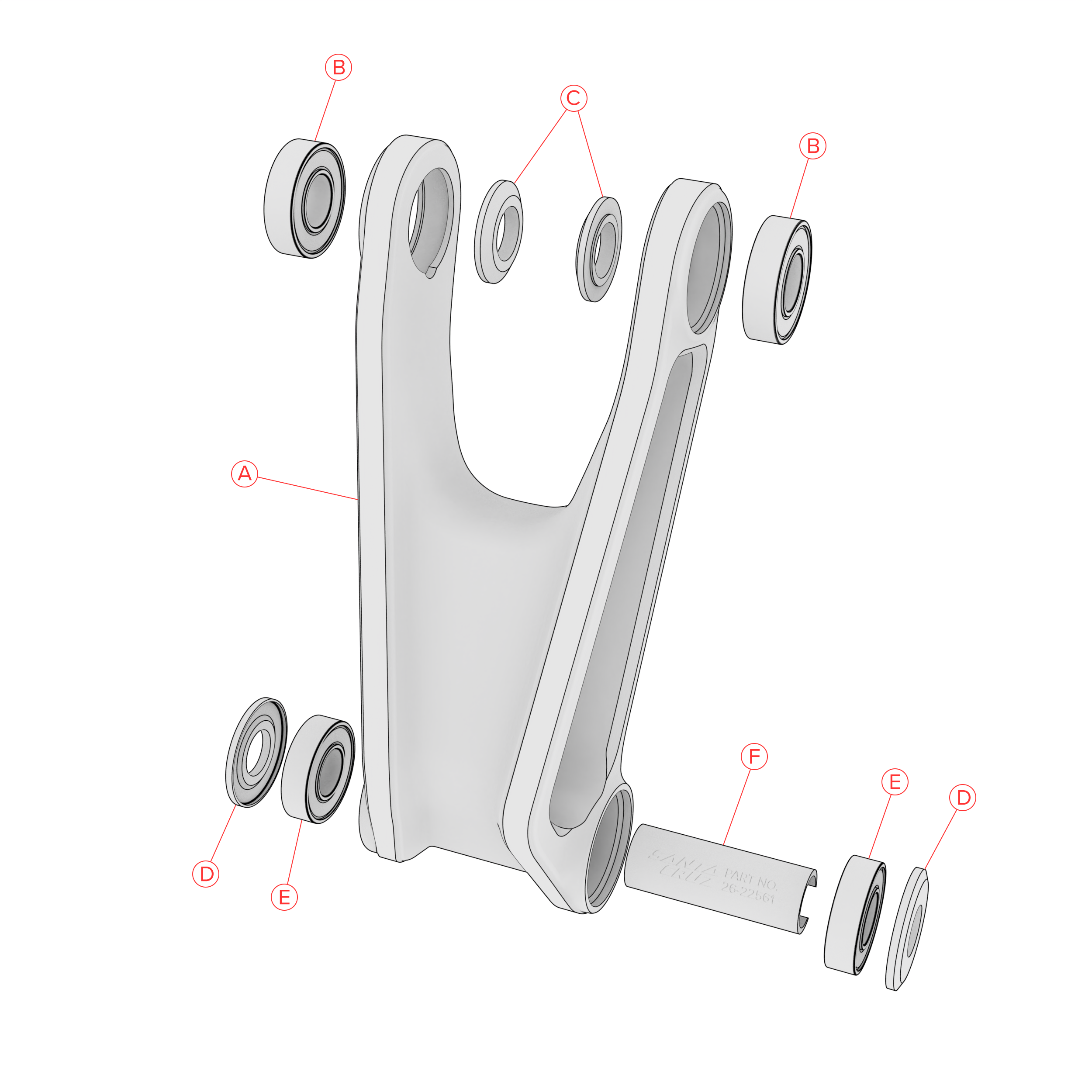 Exploded Diagram of Hightower