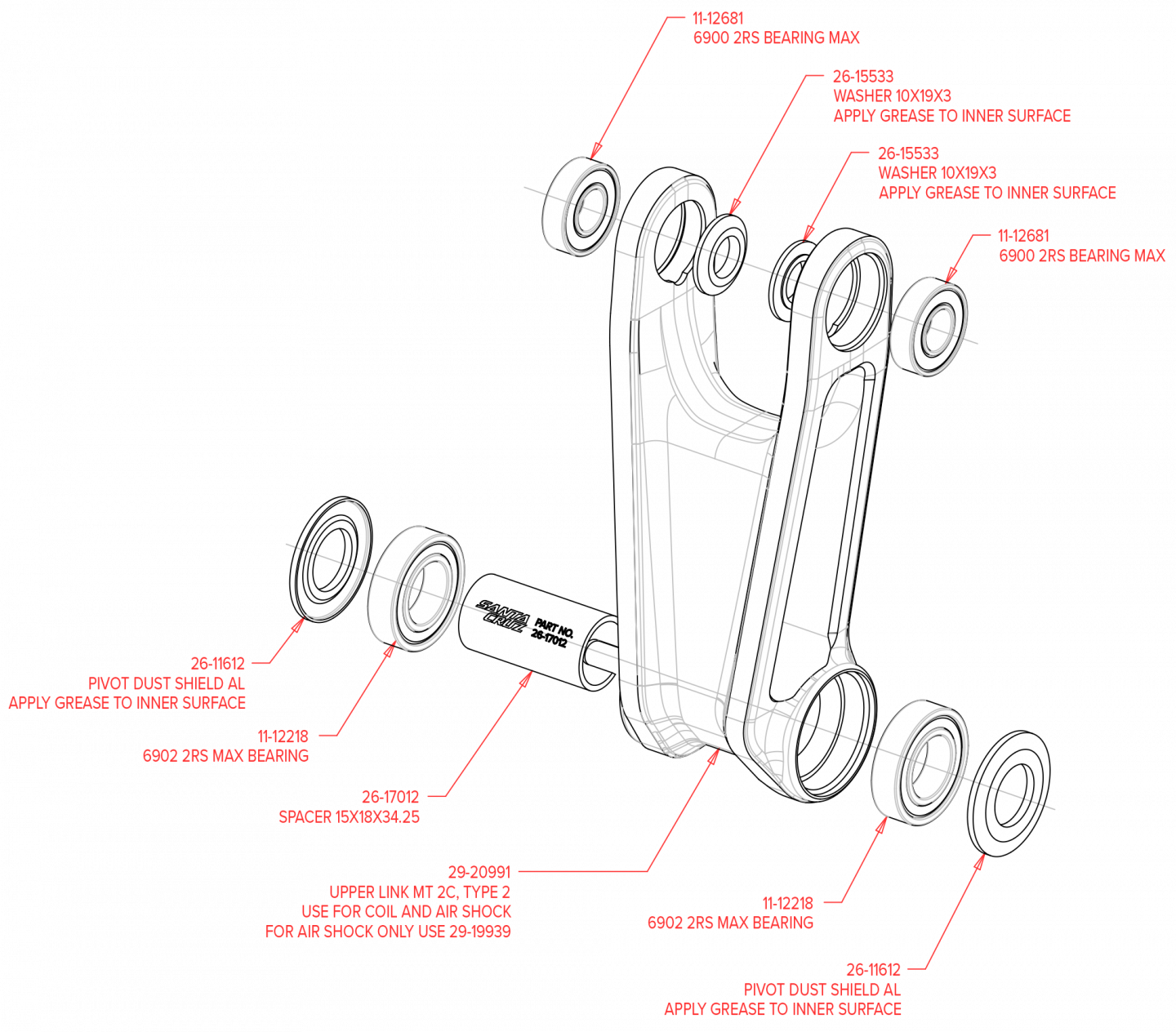 Exploded Diagram of Megatower V1