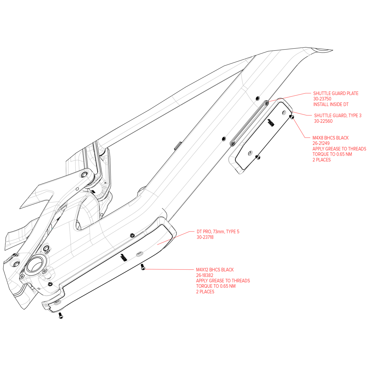 Exploded Diagram of Nomad