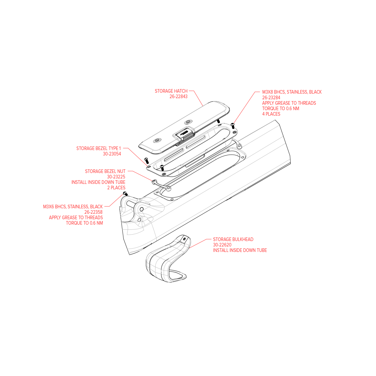 Exploded Diagram of Nomad